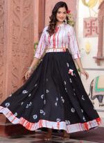 Cotton Multi Colour Festival Wear Printed Ready To Wear Lehenga Choli